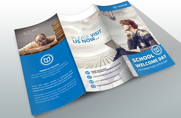 10 Awesome School Brochure Templates &amp; Designs - Fliphtml5 regarding Brochure Templates For School Project