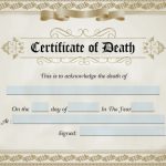 10 Free Death Certificate Templates – Best Office Files In Baby Death Certificate Template