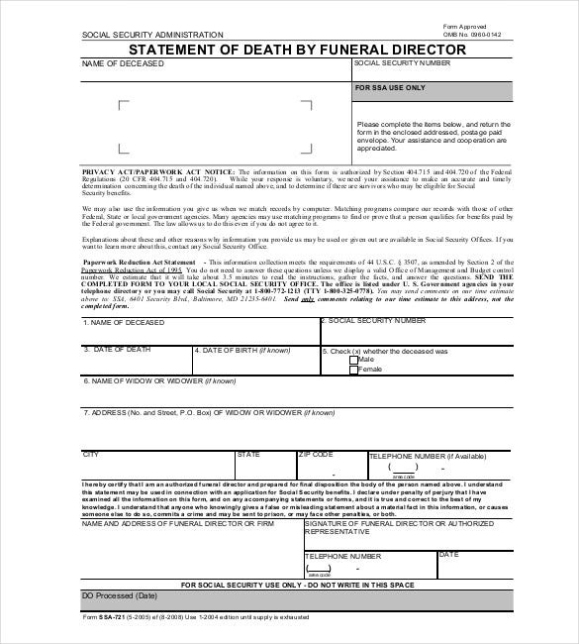 11 Sample Death Certificate Templates Pdf Doc Free Premium throughout Baby Death Certificate Template