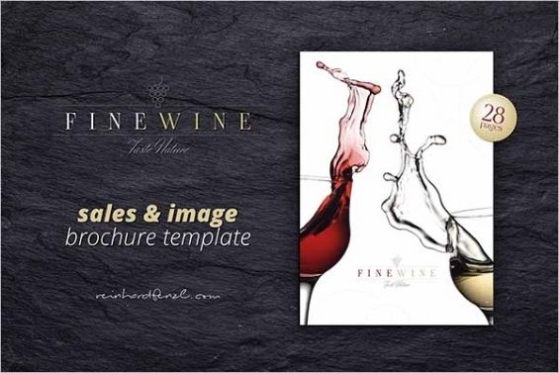 12+ Wine Brochure Templates Free Word, Psd Designs Throughout Wine Brochure Template