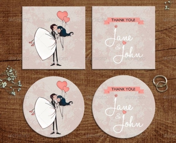15+ Best Wedding Thank You Card Templates – Illustrator, Psd, Ms Word With Regard To Thank You Card Template Word