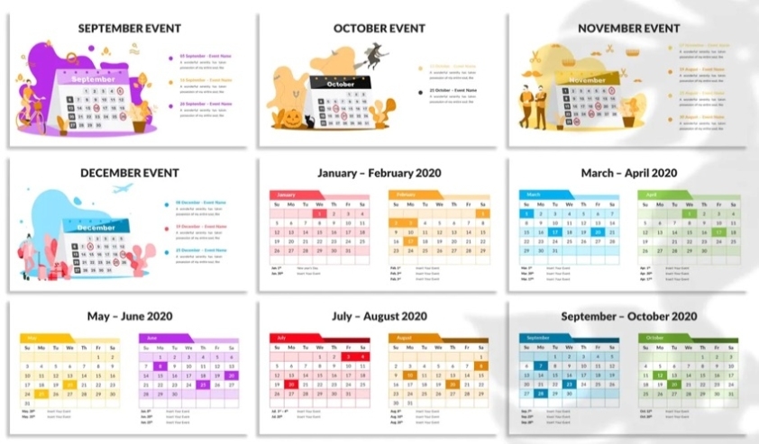 25 Best Powerpoint Calendar Template Ppt Designs (For 2021) With Powerpoint Calendar Template 2015