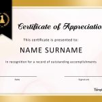 26 Free Certificate Of Appreciation Templates And Letters Within Best Employee Award Certificate Templates