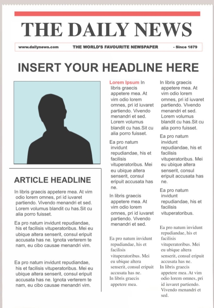 28+ Newspaper Templates Free Download Pertaining To Newspaper Template For Powerpoint