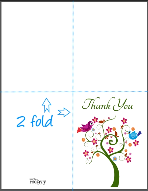 34 Printable Thank You Cards For All Purposes - Thank You Printable throughout Free Printable Thank You Card Template