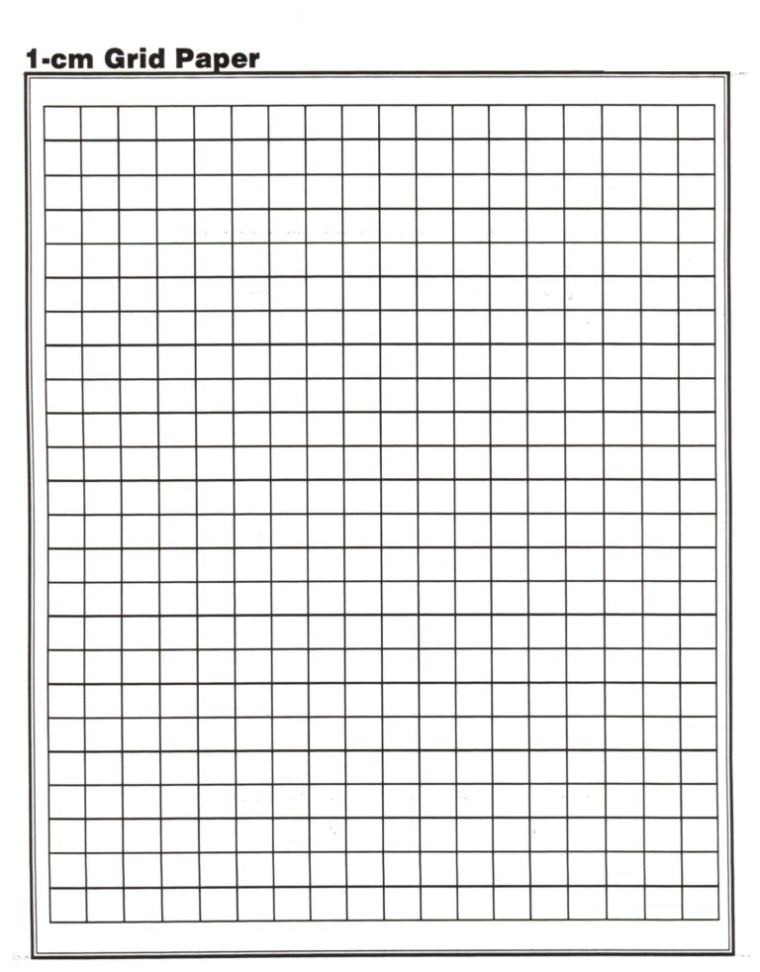 4+ Free Printable 1 Centimeter Graph Paper | 1 Cm Grid Paper With Regard To 1 Cm Graph Paper Template Word
