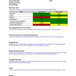 40+ Project Status Report Templates [Word, Excel, Ppt] ᐅ Templatelab in One Page Status Report Template