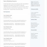 400+ Free Resume Templates To Download In Pdf/Doc With Regard To Free Downloadable Resume Templates For Word