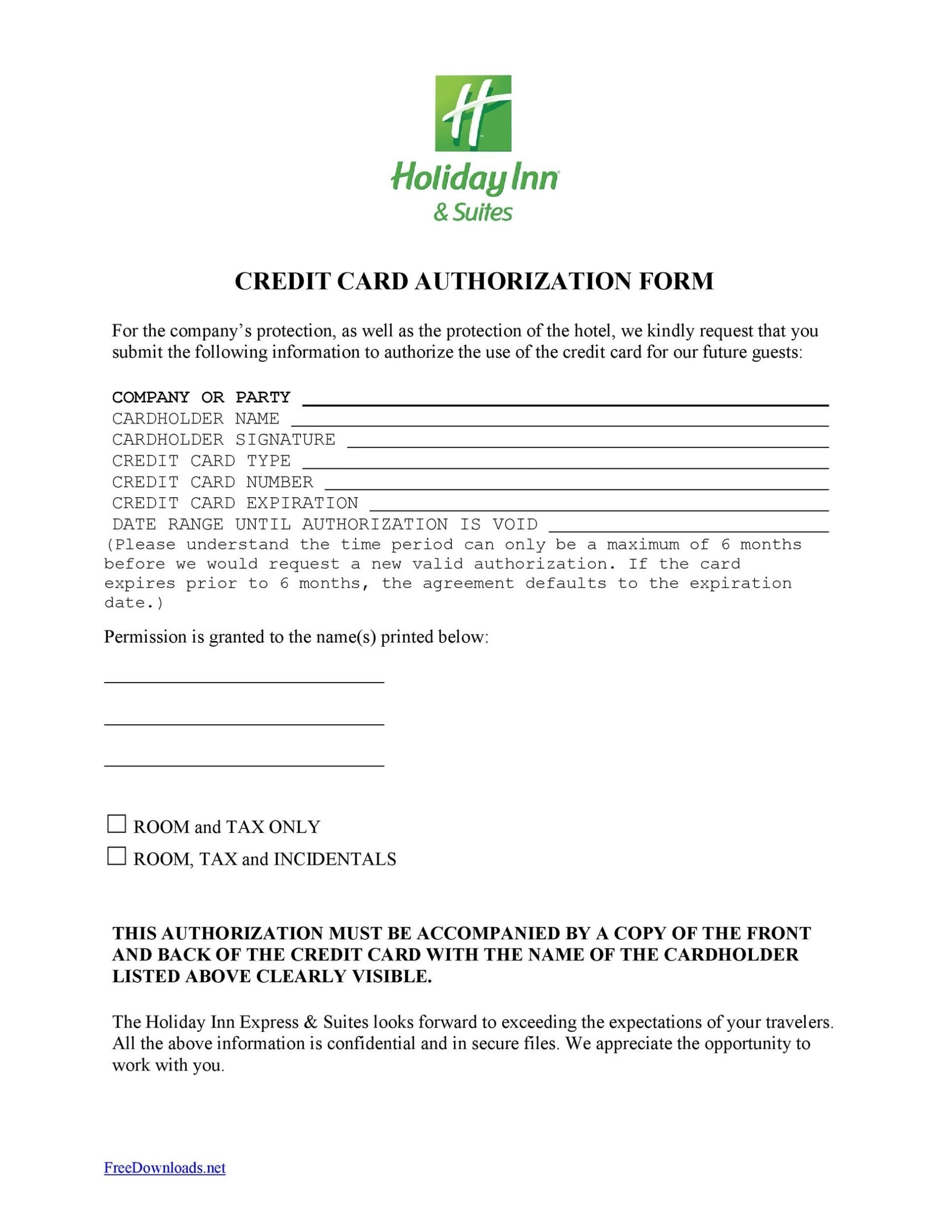 43 Credit Card Authorization Forms Templates {Ready To Use} In Authorization To Charge Credit Card Template