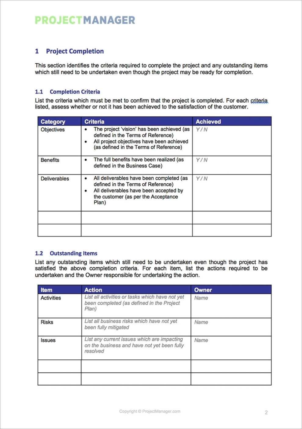 5 Free Project Report Templates (Weekly Status Report Included) In Wrap Up Report Template