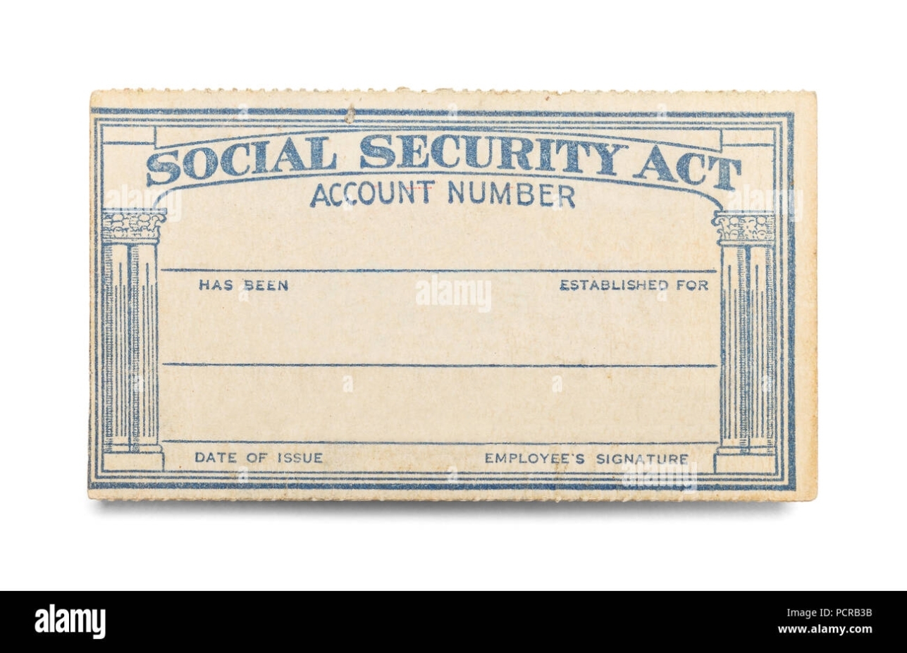 9 Blank Social Security Card Template - Template Monster with Blank Social Security Card Template