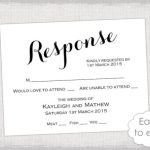 Authenticbasics – Blog With Template For Rsvp Cards For Wedding