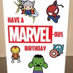 Avengers Birthday Card – Card Design Template Within Avengers Birthday Card Template