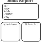 Book Reports For Kids Printable – Book Report Form And Reading Log With Regard To One Page Book Report Template