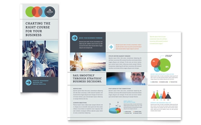 Business Analyst Tri Fold Brochure Template - Word & Publisher Intended For Tri Fold Brochure Publisher Template