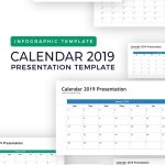 Calendar 2019 - Infographic Powerpoint Template #74264 throughout Microsoft Powerpoint Calendar Template