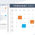 Calendar 2021 Powerpoint Template | Slideuplift With Regard To Microsoft Powerpoint Calendar Template