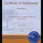 Certificate Of Achievement Template Png Image - Purepng | Free with Certificate Of Achievement Template Word