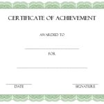 Certificate Of Achievement Template Word Free [10+ Awards] throughout Word Template Certificate Of Achievement