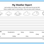 Children'S Weather Report Template | Twinkl Resources regarding Kids Weather Report Template