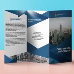 Corporate Business Tri Fold Brochure Design Template Free Psd Inside Brochure Psd Template 3 Fold