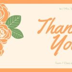 Customize 38+ Teacher Thank You Card Templates Online – Canva With Regard To Thank You Card For Teacher Template