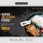 Delicious Food Banner Template | Premium Psd File Regarding Food Banner Template