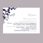 Diy Wedding Rsvp Template Editable Text Word File Download Printable Throughout Template For Rsvp Cards For Wedding
