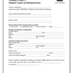 Download Best Western Credit Card Authorization Form Template | Pdf | Freedownloads Regarding Authorization To Charge Credit Card Template