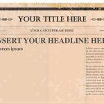 Editable Newspaper Template | Template Business With Regard To Newspaper Template For Powerpoint