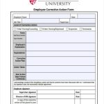 Employee Corrective Action Form | Charlotte Clergy Coalition Intended For Corrective Action Report Template
