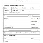 Employee Incident Report Form | Charlotte Clergy Coalition Intended For Employee Incident Report Templates