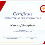 Employee Of The Year Certificate Template | Free Word Templates for Best Employee Award Certificate Templates