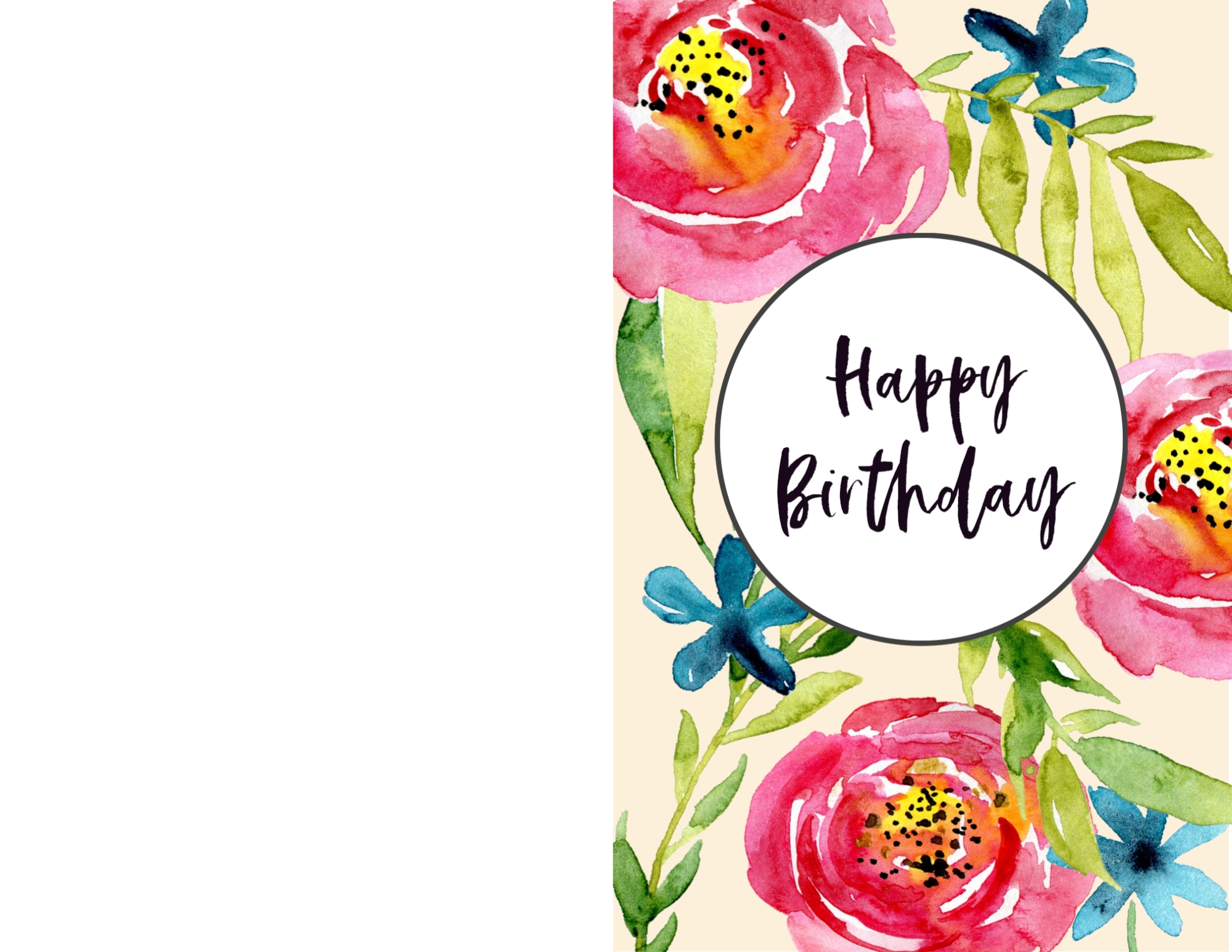 Foldable Birthday Card Template regarding Fold Out Card Template