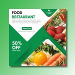 Food Social Media Banner | Restaurant Banner Template On Behance Within Food Banner Template