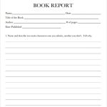 Free 9+ Book Report Templates In Google Docs | Ms Word | Apple Pages | Pdf Pertaining To One Page Book Report Template