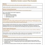 Free 9+ Sample Madeline Hunter Lesson Plan Templates In Pdf | Ms Word intended for Madeline Hunter Lesson Plan Blank Template