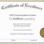 Free Certificate Of Excellence Template Of Free Download Award With Regard To Award Of Excellence Certificate Template