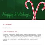 Free Email Templates - Groupmail Website pertaining to Holiday Card Email Template