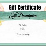 Free Gift Certificate Template | 50+ Designs | Customize Online And Print For Donation Card Template Free