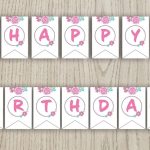 Free Happy Birthday Unicorn Banner Printable – The Artisan Life Within Free Printable Happy Birthday Banner Templates