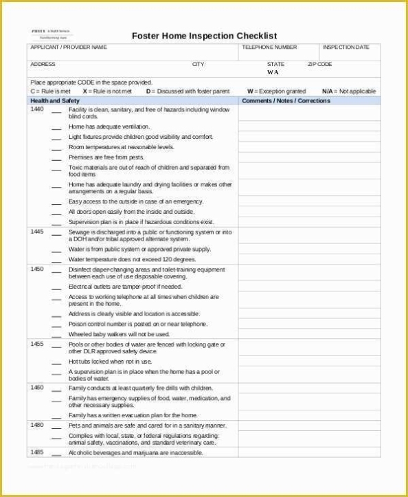 Free Home Inspection Template Of Home Inspection Checklist 13 Free Word With Regard To Home Inspection Report Template Pdf