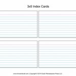 Free Index Card Template ~ Addictionary In 5 By 8 Index Card Template
