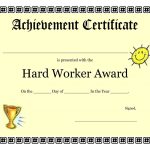 Free Printable Student Award Certificate Template – Free Printable A To Z Throughout Best Employee Award Certificate Templates