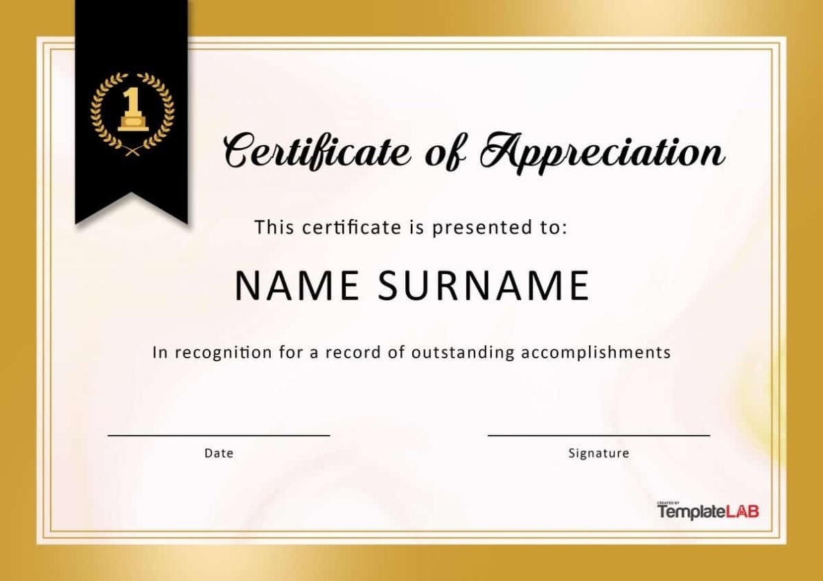 Free Printable Volunteer Certificates Of Appreciation - Free Printable Intended For Employee Recognition Certificates Templates Free