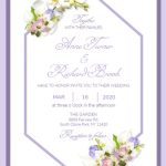 (Free) Wedding Invitation Template – Mockofun Intended For Wedding Card Size Template