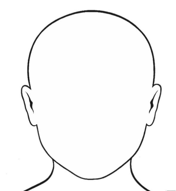 Human Head Outline Clipart 20 Free Cliparts | Download Images On Clipground 2022 for Blank Face Template Preschool