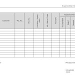 In-Process Inspection Form Format| Excel | Pdf | Sample throughout Part Inspection Report Template