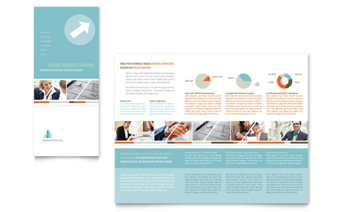 Management Consulting Tri Fold Brochure Template – Word & Publisher With Tri Fold Brochure Publisher Template