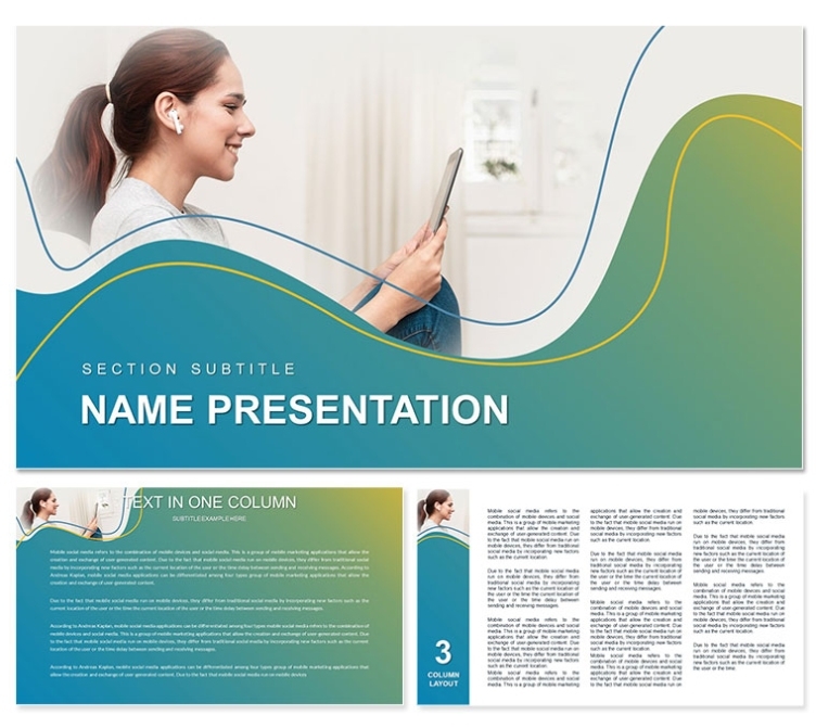 Multimedia Presentation Powerpoint Template | Imaginelayout Within Multimedia Powerpoint Templates
